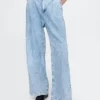 Pantalones de mezclilla plisados ultrasuaves de talle alto 365