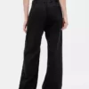 Pantalones de mezclilla plisados ultrasuaves de talle alto 365