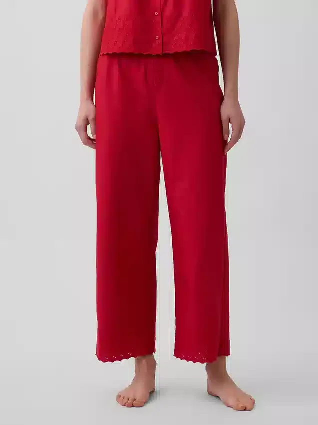 Pantalones de pijama bordados