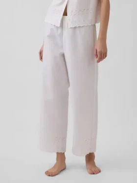 Pantalones de pijama bordados