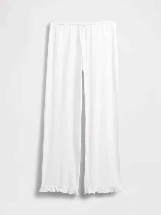 Pantalones de pijama con volantes