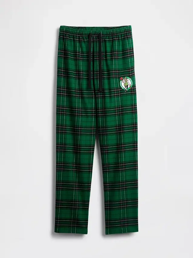 Pantalones de pijama de franela de los Boston Celtics de la NBA