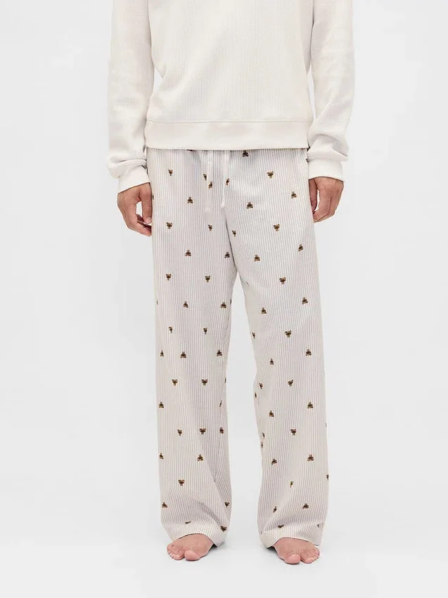 Pantalones de pijama de franela para adultos, los más suaves