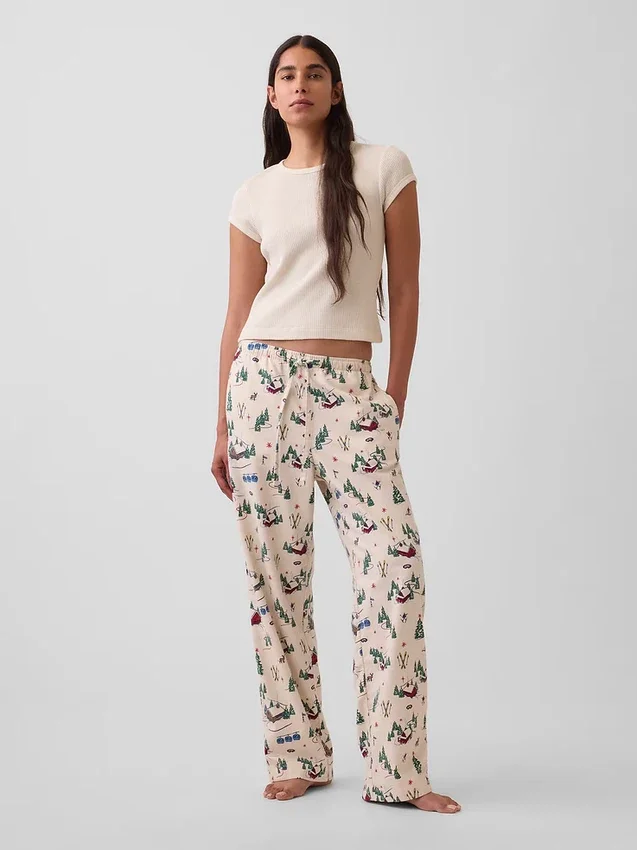 Pantalones de pijama de franela para adultos, los más suaves