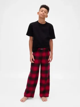 Pantalones de pijama de franela reciclada para niños de Stranger Things