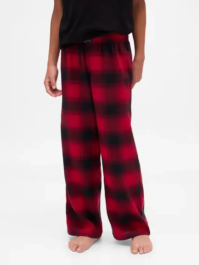 Pantalones de pijama de franela reciclada para niños de Stranger Things