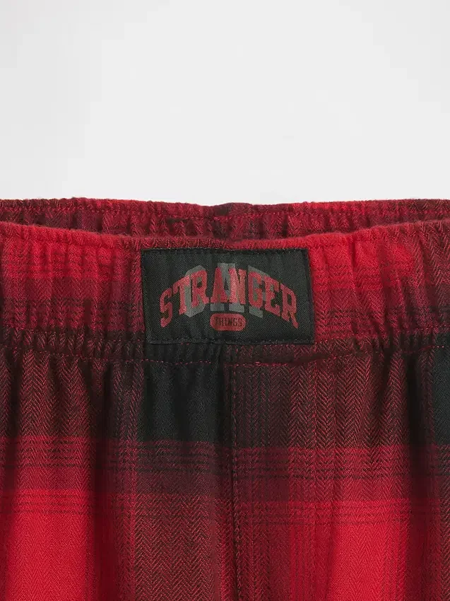 Pantalones de pijama de franela reciclada para niños de Stranger Things