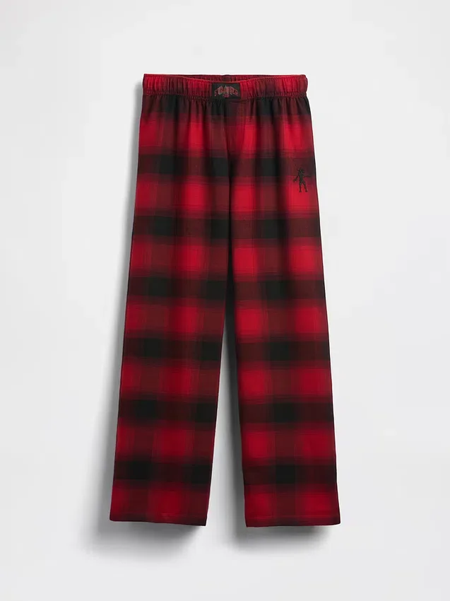 Pantalones de pijama de franela reciclada para niños de Stranger Things