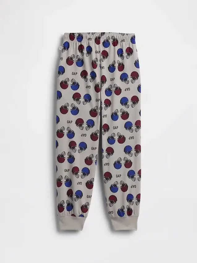 Pantalones de pijama de fútbol con logo reciclados para niños