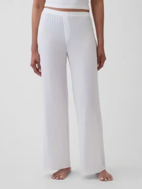 Pantalones de pijama de modal acanalado ultra suave