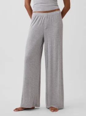 Pantalones de pijama de modal acanalado ultra suave