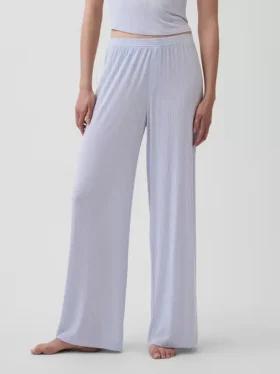 Pantalones de pijama de modal acanalado ultra suave