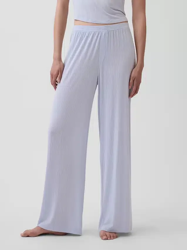 Pantalones de pijama de modal acanalado ultra suave