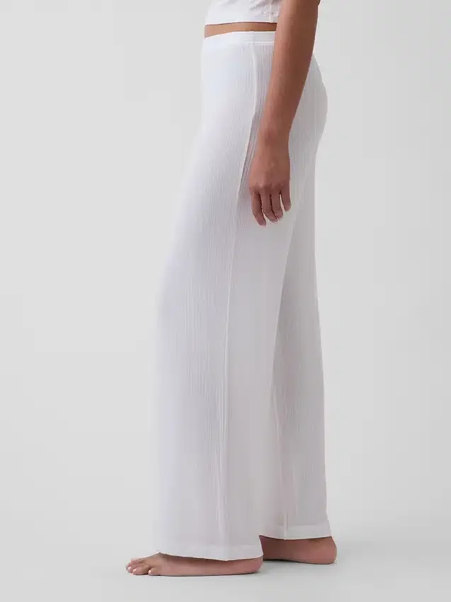 Pantalones de pijama de modal acanalado ultra suave