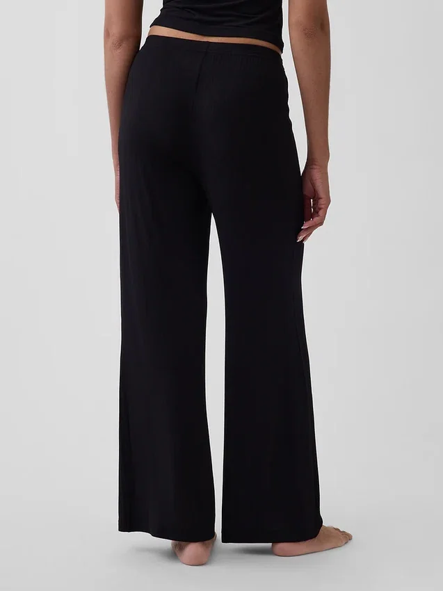 Pantalones de pijama de modal acanalado ultra suave