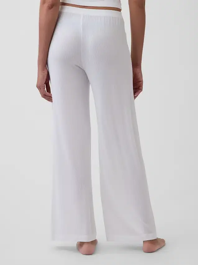 Pantalones de pijama de modal acanalado ultra suave