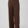 Pantalones de pijama de pierna ancha con costuras en mini