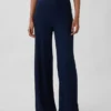 Pantalones de pijama de pierna ancha con costuras en mini