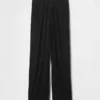 Pantalones de pijama de pierna ancha con costuras en mini