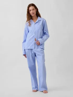 Pantalones de pijama de popelín