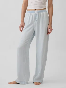 Pantalones de pijama de popelín
