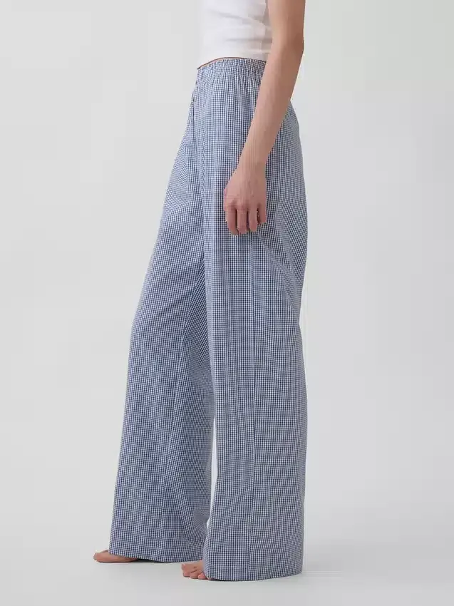 Pantalones de pijama de popelín