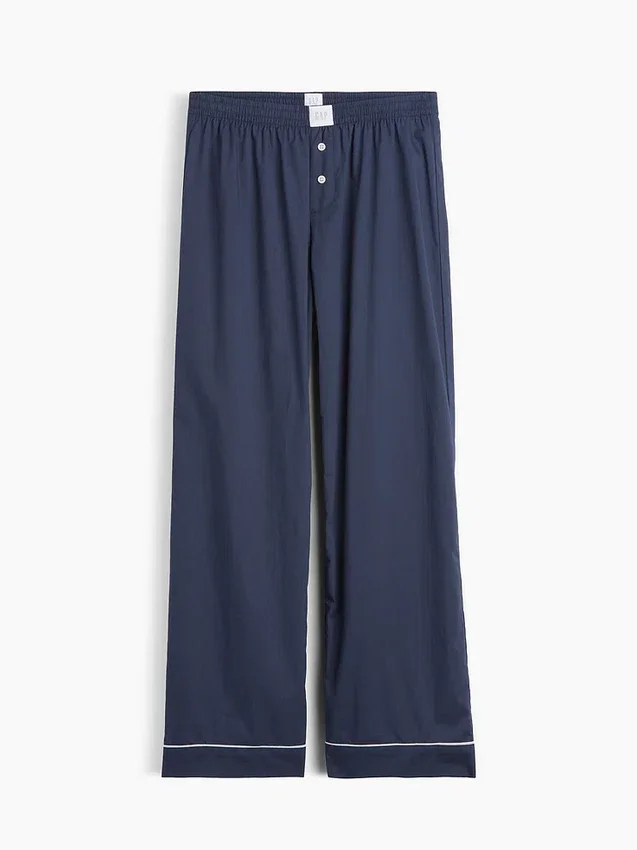 Pantalones de pijama de popelín