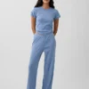 Pantalones de pijama de punto pointelle