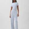Pantalones de pijama de punto pointelle