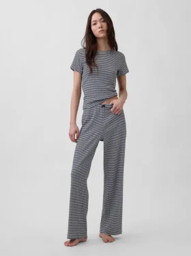 Pantalones de pijama de punto pointelle