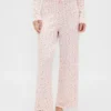 Pantalones de pijama de punto pointelle
