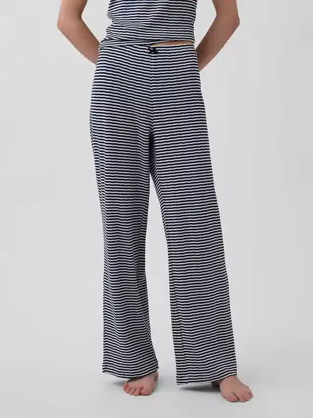 Pantalones de pijama de punto pointelle