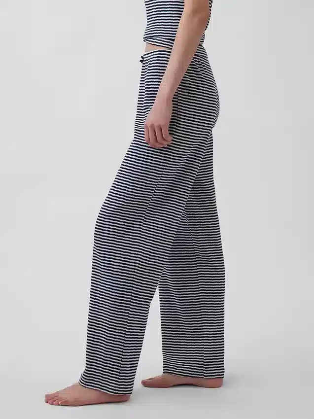 Pantalones de pijama de punto pointelle