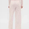 Pantalones de pijama de punto pointelle