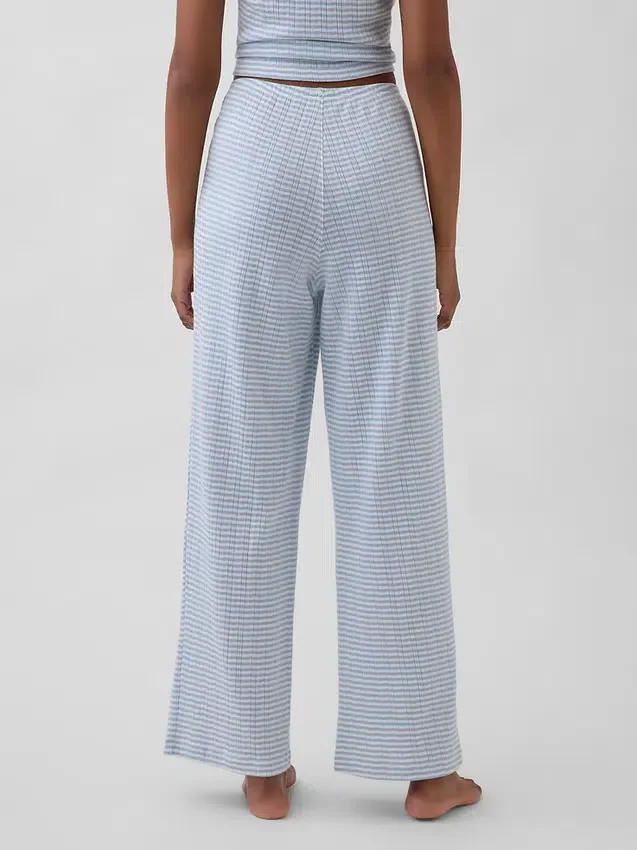Pantalones de pijama de punto pointelle