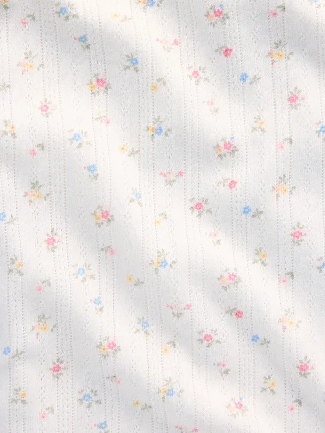 Pantalones de pijama de punto pointelle