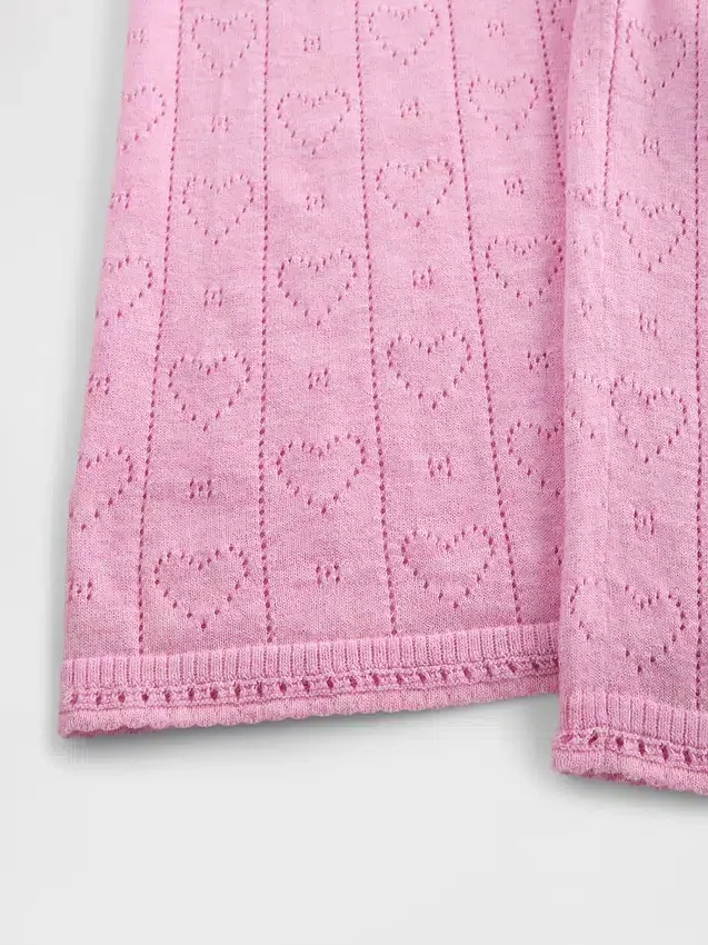 Pantalones de pijama ligeros CashSoft con diseño de corazones en punto Pointelle