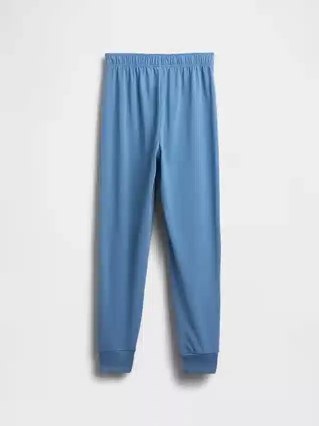 Pantalones de pijama tipo jogger reciclados para niños