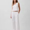 Pantalones de punto de pierna ancha