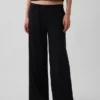 Pantalones de punto de pierna ancha