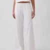 Pantalones de punto de pierna ancha