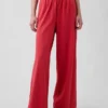 Pantalones de punto de pierna ancha