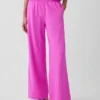 Pantalones de punto de pierna ancha