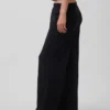 Pantalones de punto de pierna ancha