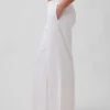 Pantalones de punto de pierna ancha