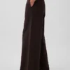 Pantalones de punto de pierna ancha