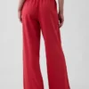 Pantalones de punto de pierna ancha