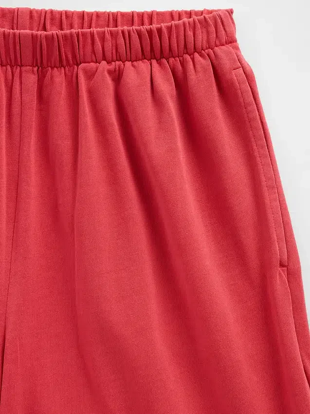 Pantalones de punto de pierna ancha