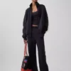 Pantalones de sudadera de felpa francesa gruesa Ouigap