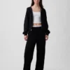 Pantalones de sudadera de felpa suave Vintagesoft de pierna ancha